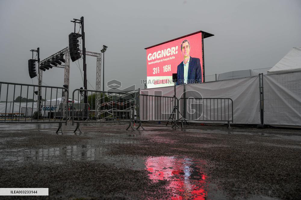 Francois Ruffin At Meeting marking New Political Season - Flixecourt