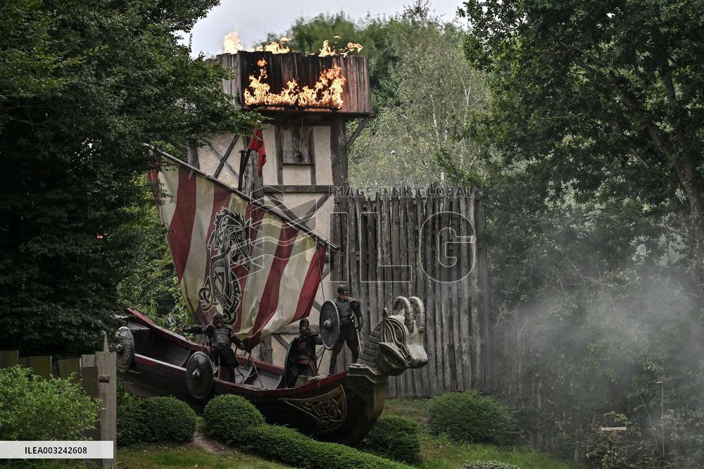 Puy Du Fou Theme Park Illustration