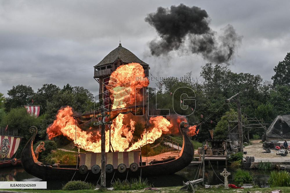 Puy Du Fou Theme Park Illustration