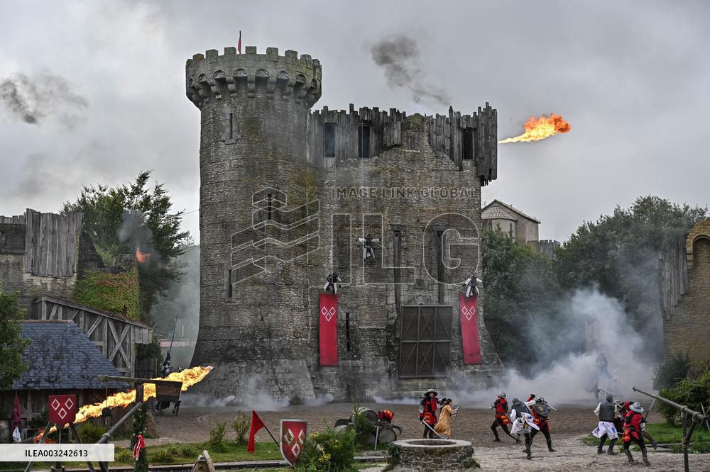 Puy Du Fou Theme Park Illustration