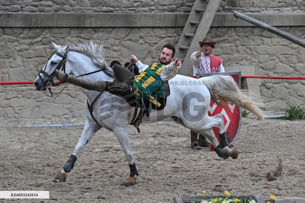 Puy Du Fou Theme Park Illustration