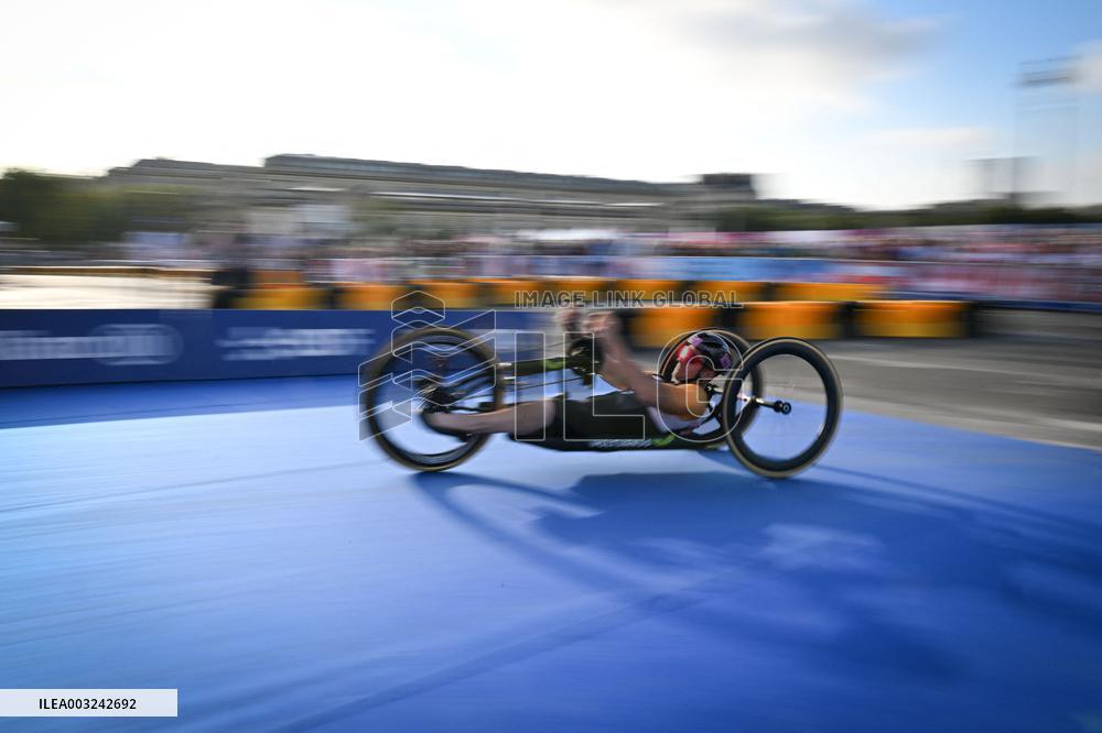 Paris 2024 Paralympics - Para Triathlon - Jules Ribstein Wins Gold
