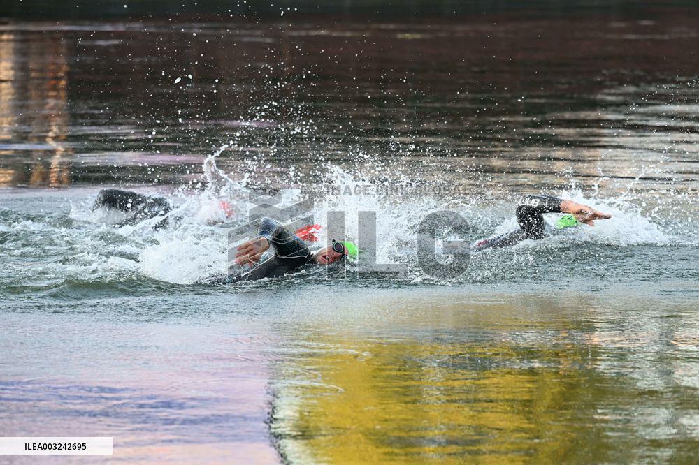 Paris 2024 Paralympics - Para Triathlon - Jules Ribstein Wins Gold