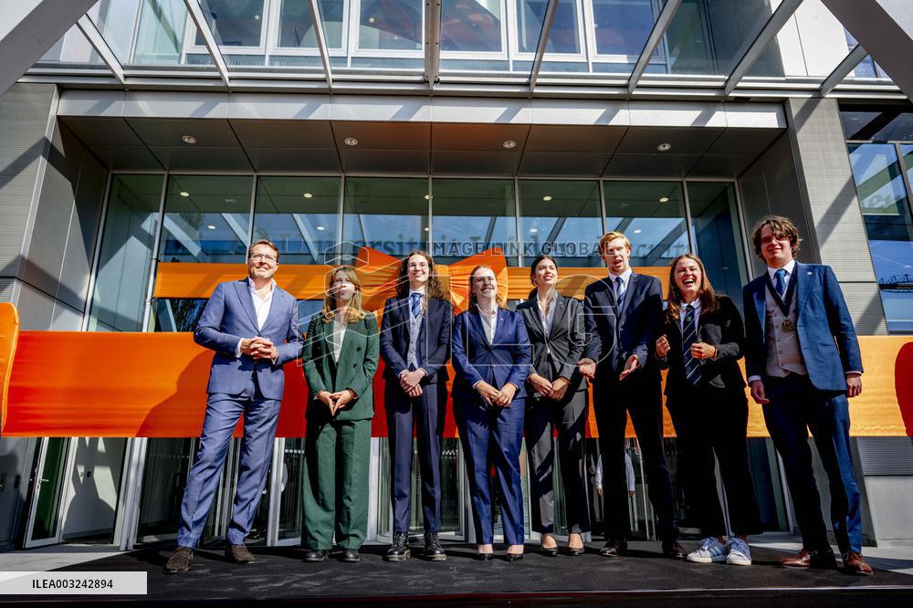 Prince Constantijn Opens A New Faculty Building Of  University - Leiden