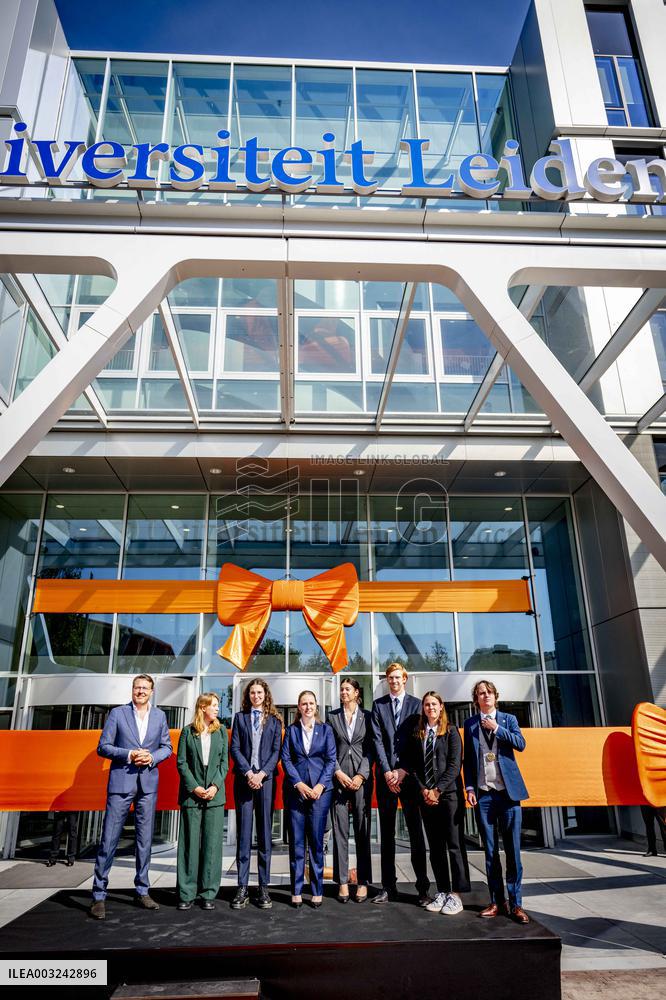 Prince Constantijn Opens A New Faculty Building Of  University - Leiden
