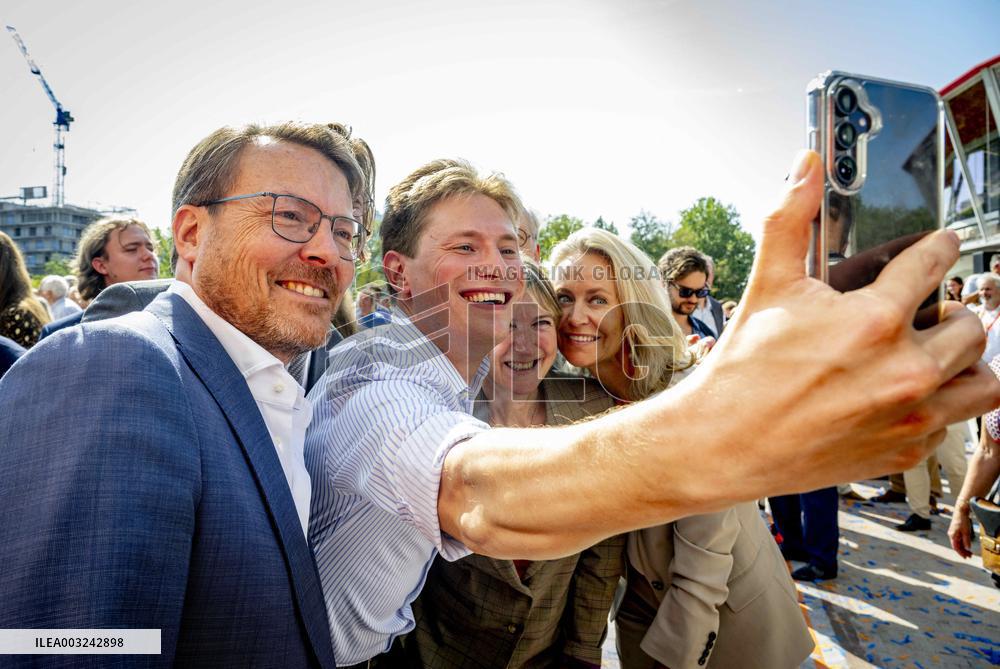 Prince Constantijn Opens A New Faculty Building Of  University - Leiden