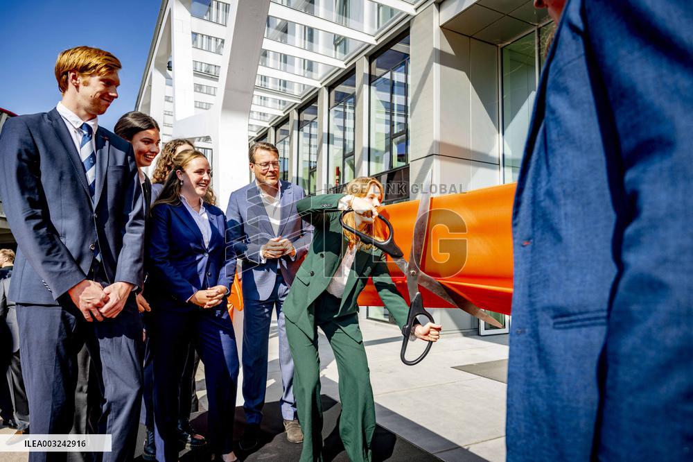 Prince Constantijn Opens A New Faculty Building Of  University - Leiden