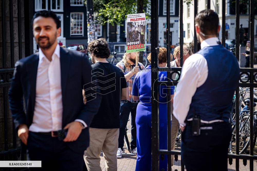 Pro Palestine Protest At University Of Amsterdam