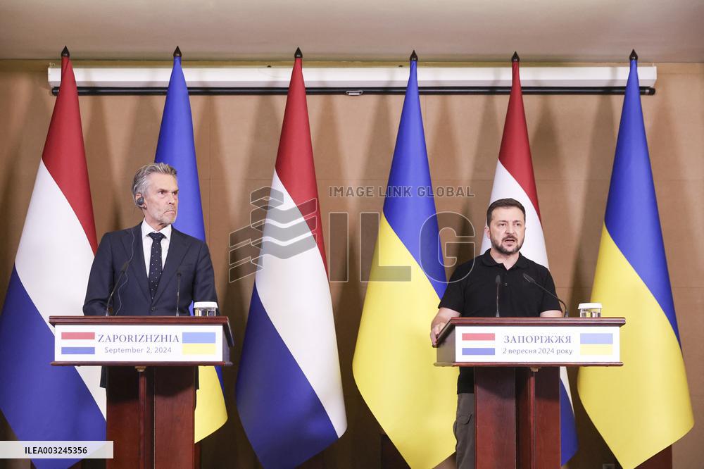 Volodymyr Zelensky Welcomes Dick Schoof - Ukraine