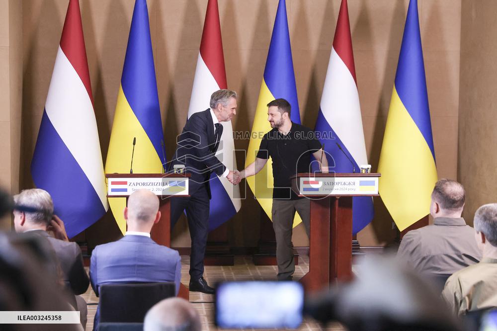 Volodymyr Zelensky Welcomes Dick Schoof - Ukraine