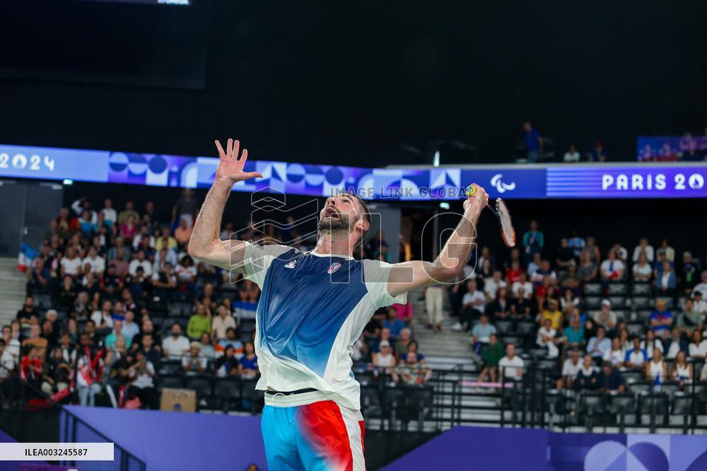 Paris 2024 Paralympics - Badminton - Lucas Mazur Wins Gold