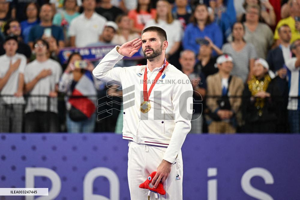 Paris 2024 Paralypics - Badminton - Lucas Mazur Wins Gold