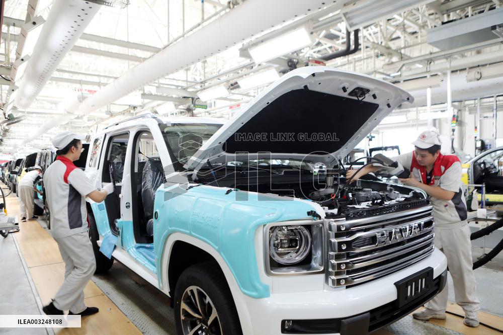 The Production Workshop of Great Wall Motor's Yongchuan Production Base in Chongqing