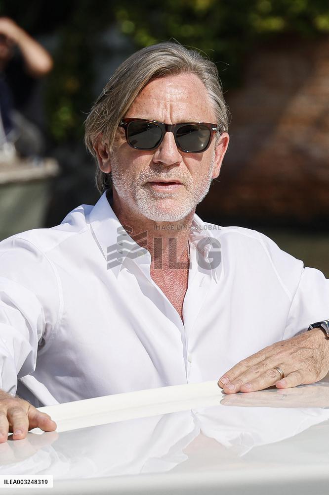 81st Mostra - Daniel Craig Arrives To Excelsior Hotel