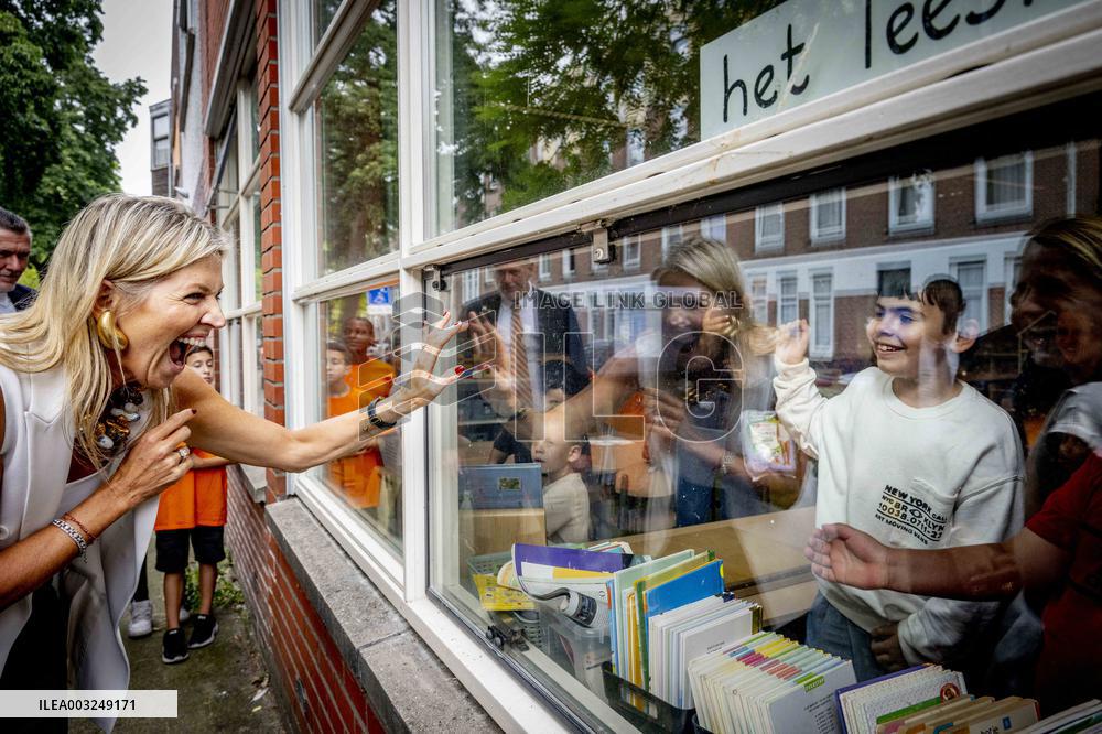 Queen Maxima Visit To The Team Toekomst Foundation - Rotterdam
