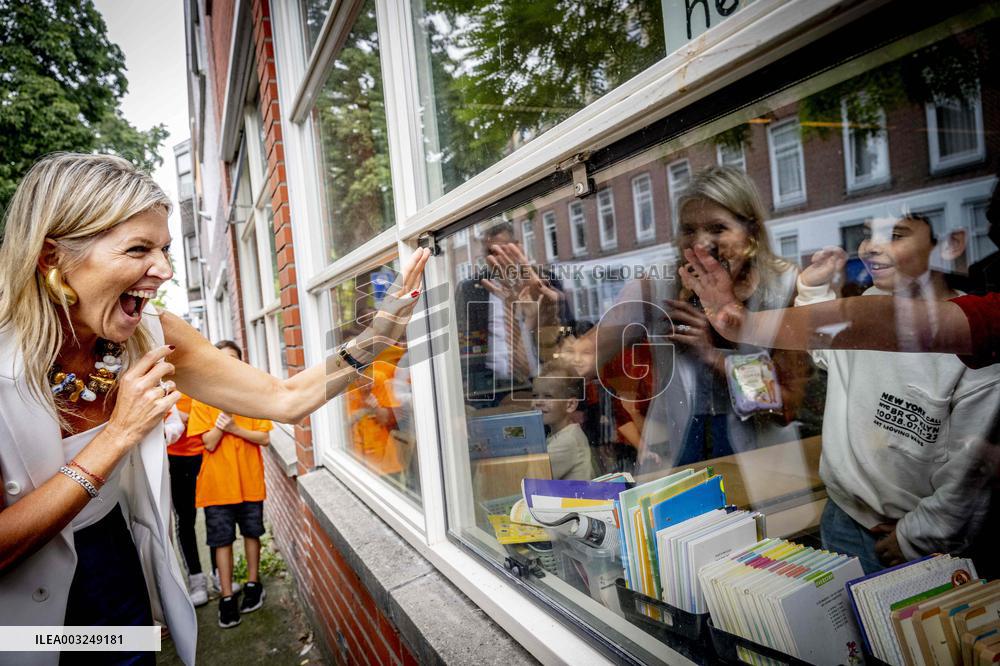 Queen Maxima Visit To The Team Toekomst Foundation - Rotterdam