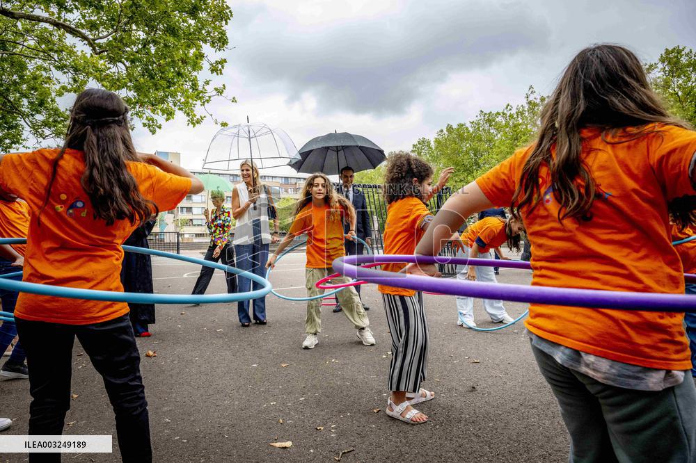 Queen Maxima Visit To The Team Toekomst Foundation - Rotterdam