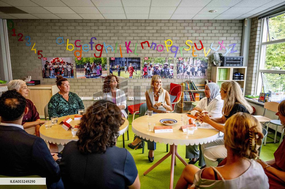 Queen Maxima Visits Team Toekomst Foundation - Rotterdam