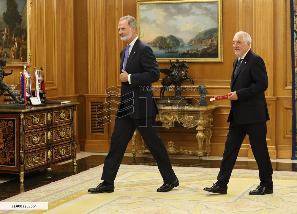 King Felipe Audiences - Madrid