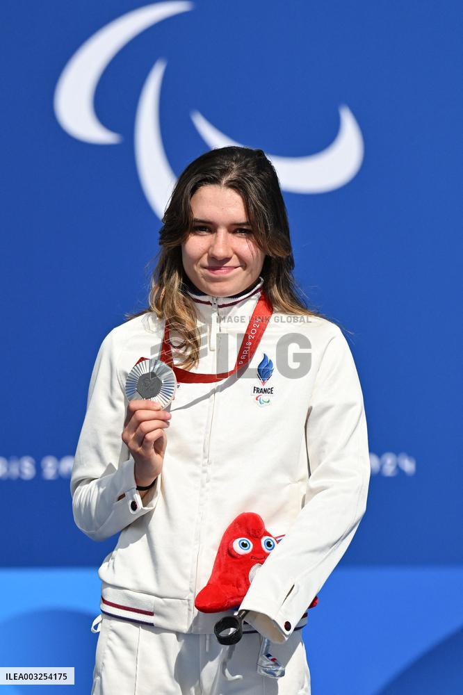Paris 2024 Paralympics - Para Cycling Road - Heidi Gaugain Wins Silver