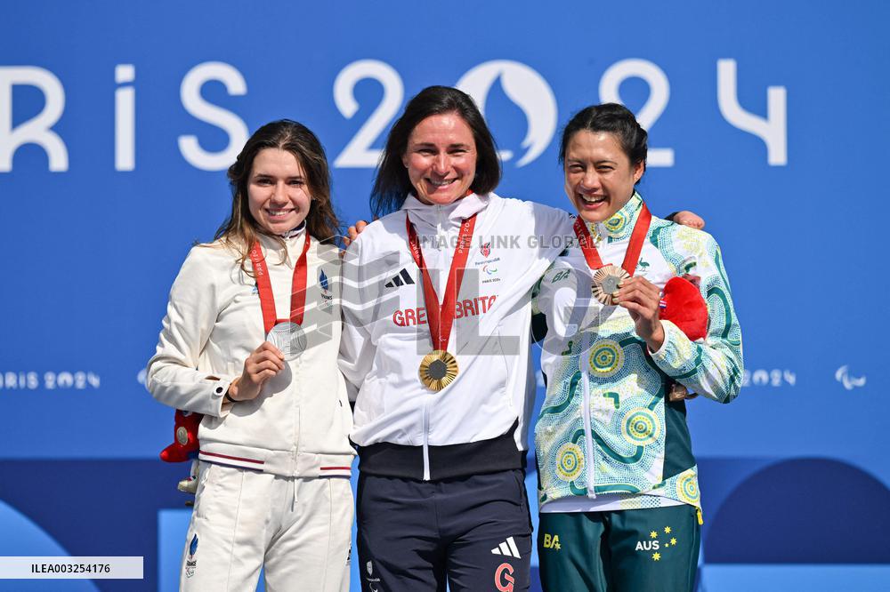 Paris 2024 Paralympics - Para Cycling Road - Heidi Gaugain Wins Silver