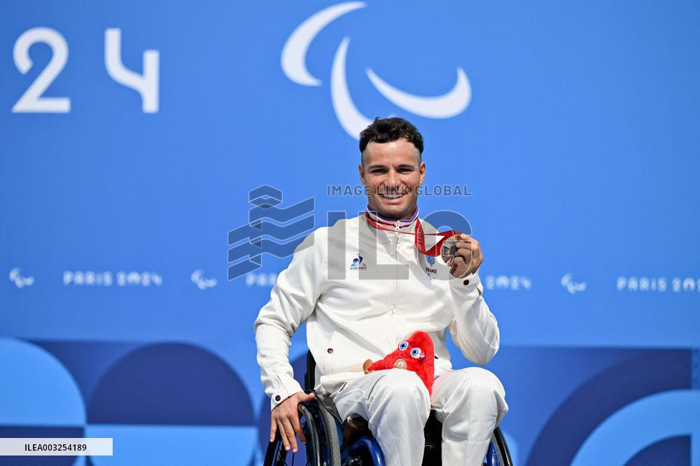 Paris 2024 Paralympics - Para Cycling Road - Florian Jouanny Wins Bronze