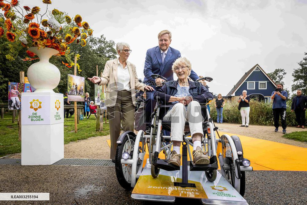 King Willem-Alexander At 75th anniversary of the National Association de Zonnebloem - Netherlands