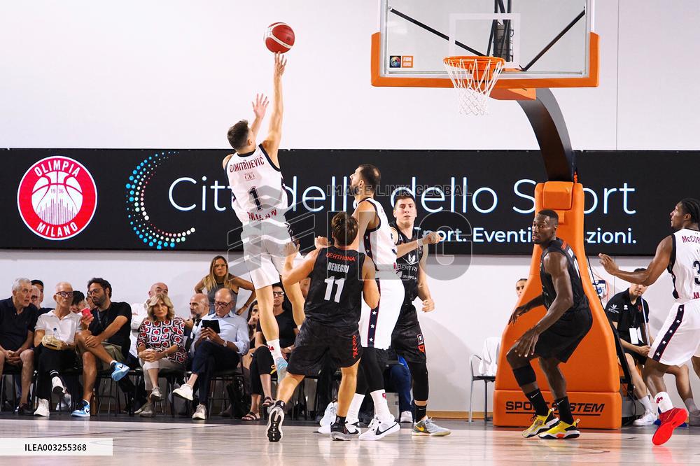 Basket - Amichevole - Derthona Basket vs EA7 Emporio Armani Olimpia Milano