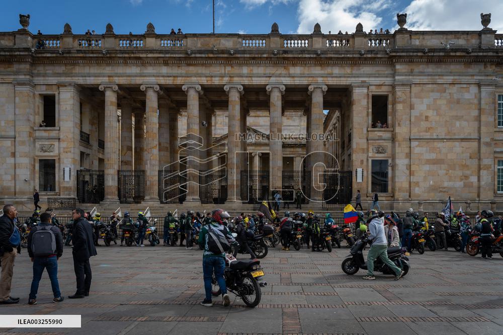 Motorcyclists Join Strike Against Rise in Diesel Prices