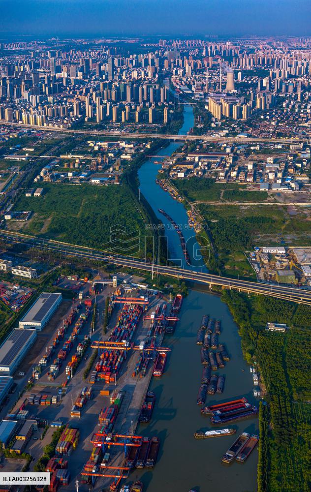 North Jiangsu Canal Container Traffic Record High
