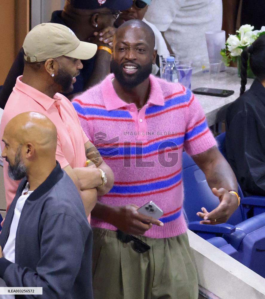 US Open - Celebs on Day 10 in New York