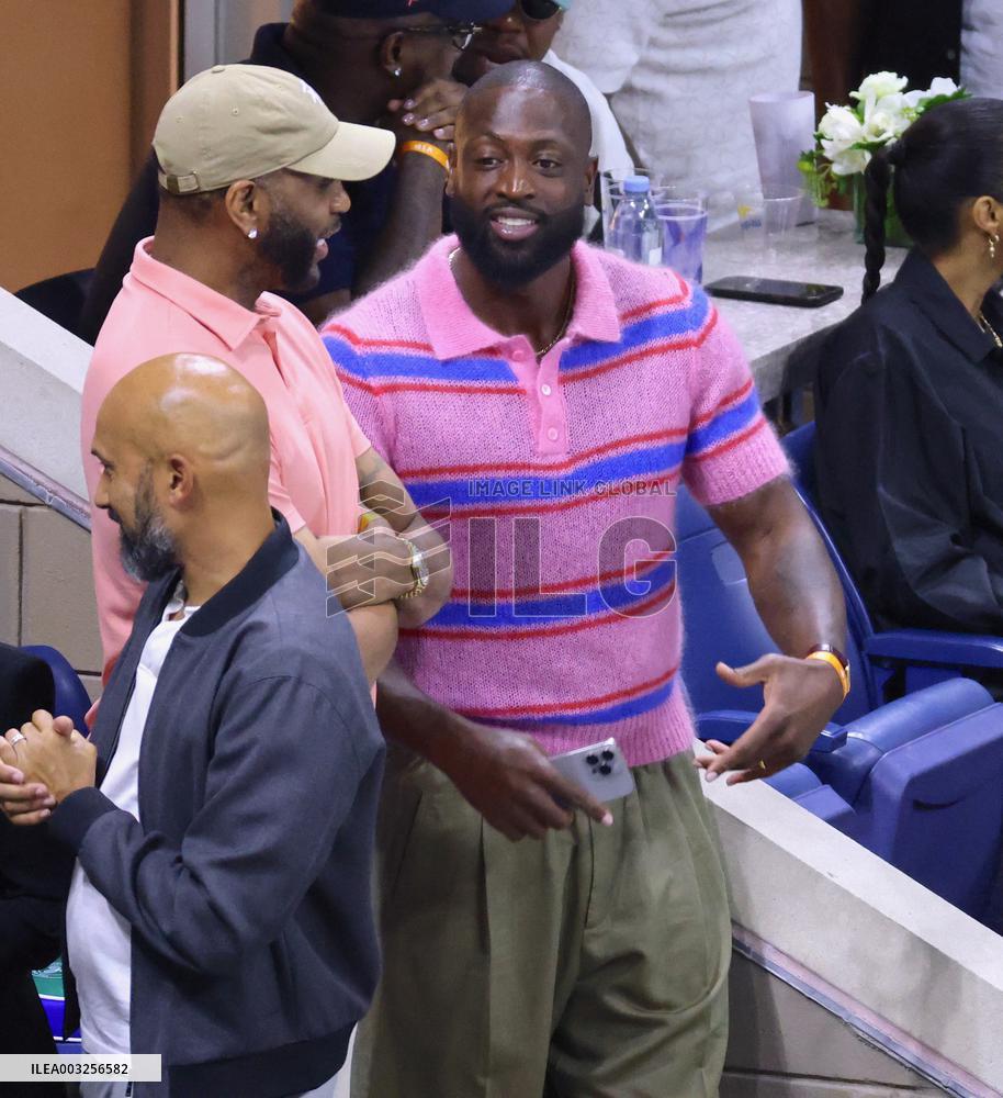 US Open - Celebs on Day 10 in New York