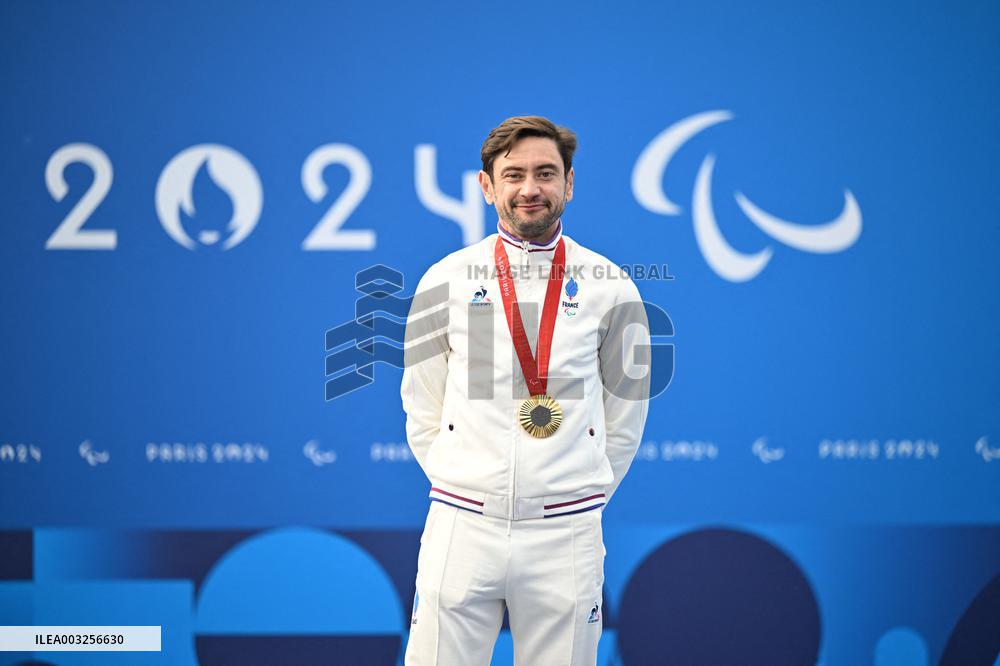 Paris 2024 Paralympics - Cycling Time Trial - Medal Ceremony