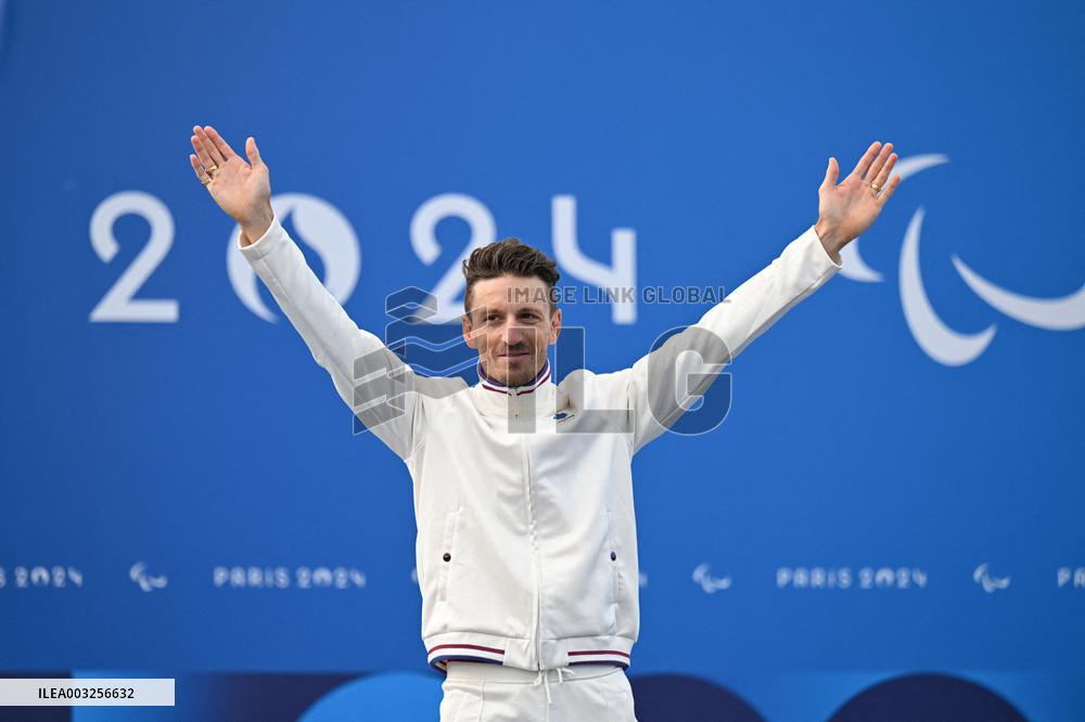 Paris 2024 Paralympics - Cycling Time Trial - Medal Ceremony