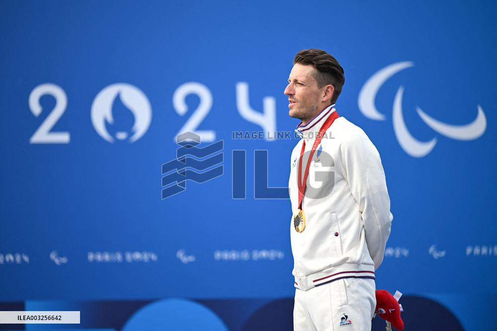Paris 2024 Paralympics - Cycling Time Trial - Medal Ceremony
