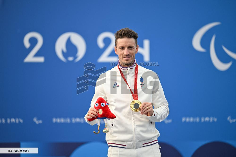 Paris 2024 Paralympics - Cycling Time Trial - Medal Ceremony