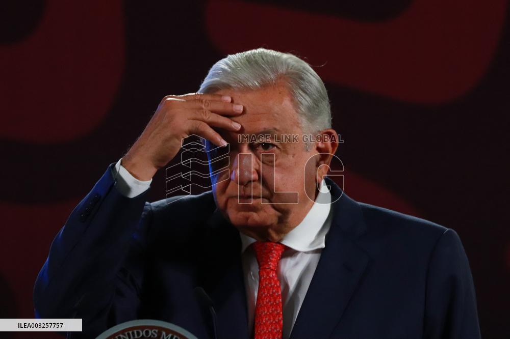 Lopez Obrador Celebrates Approval Of Judicial Reform - Mexico City