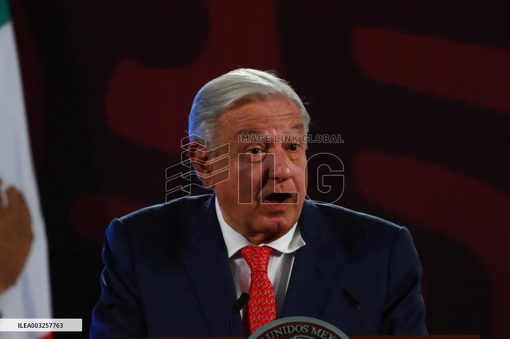 Lopez Obrador Celebrates Approval Of Judicial Reform - Mexico City