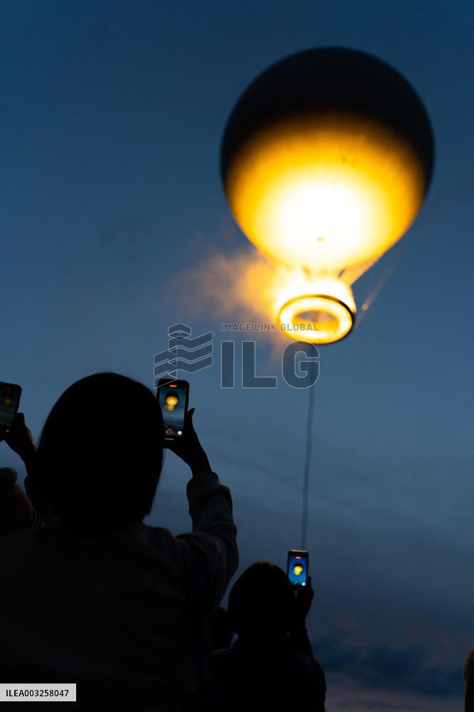 Flight Of The Olympic And Paralympic Cauldron - Paris
