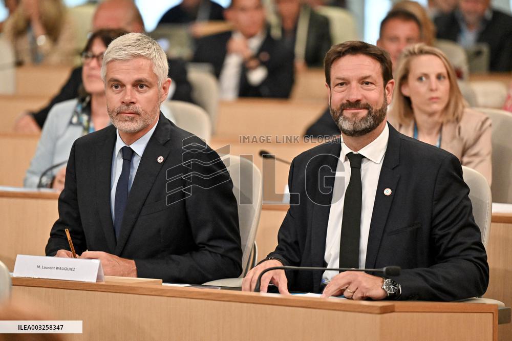 Fabrice Pannekoucke Elected Auvergne Rhone-Alpes New President - Lyon