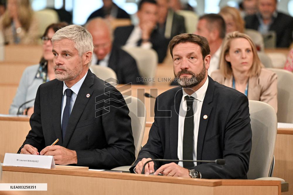 Fabrice Pannekoucke Elected Auvergne Rhone-Alpes New President - Lyon