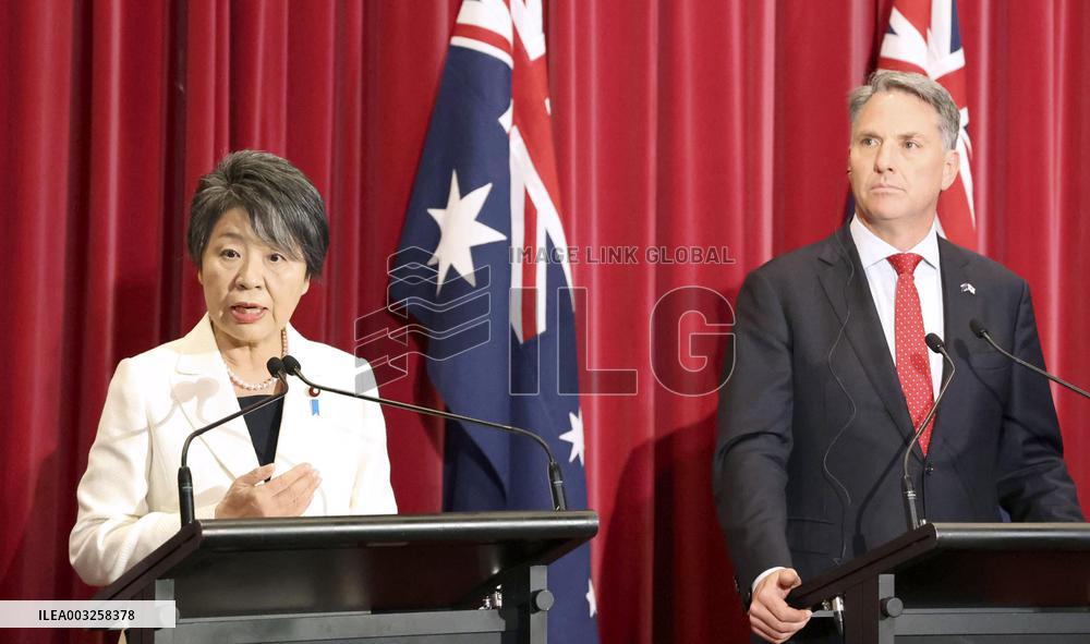Japan-Australia foreign and defense ministers' meeting