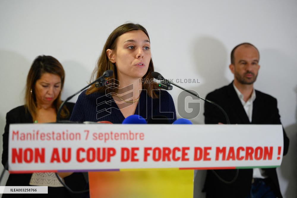 Demonstration On 7 September Press Conference - Paris