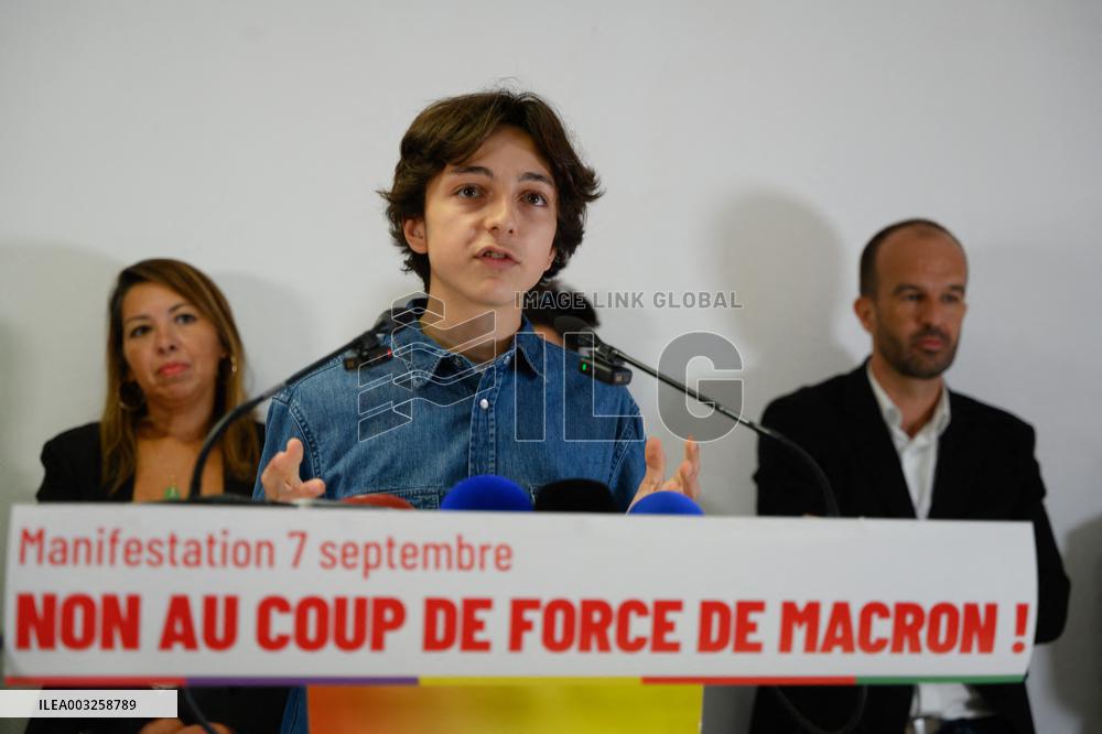 Demonstration On 7 September Press Conference - Paris