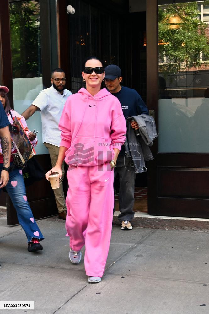 Katy Perry And Orlando Bloom Out - NYC