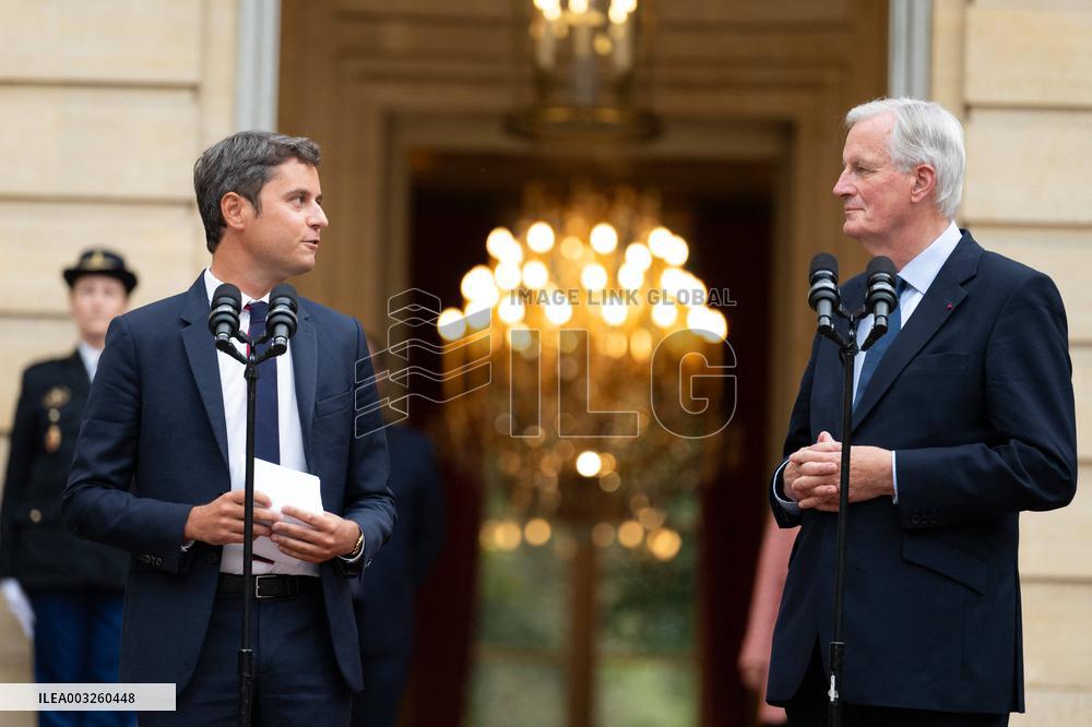 Handover Ceremony At Hotel De Matignon - Paris