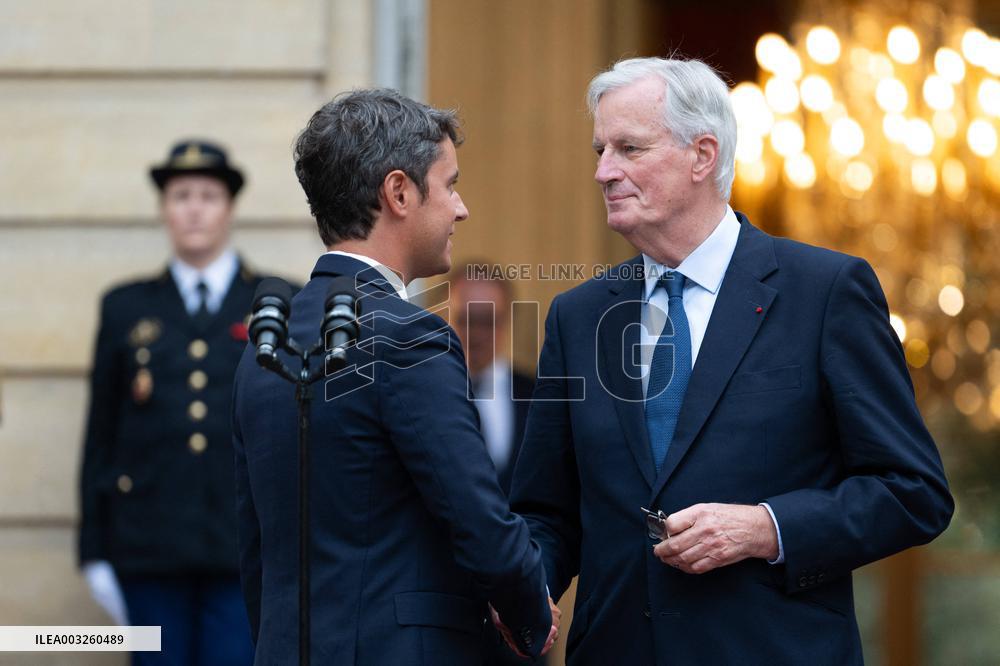 Handover Ceremony At Hotel De Matignon - Paris