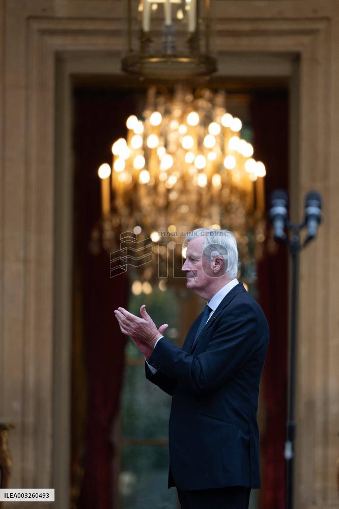 Handover Ceremony At Hotel De Matignon - Paris
