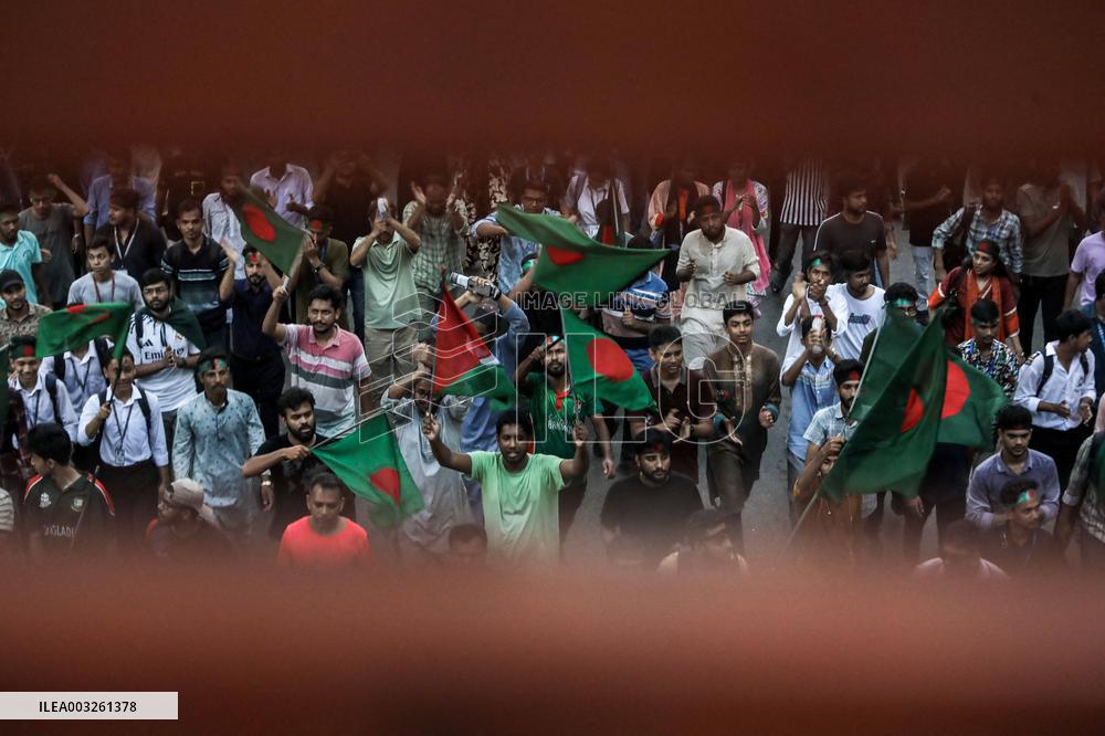 Students Rally To Mark One Month Since Hasina's Fall - Dhaka