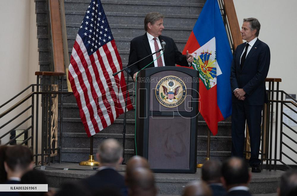 Blinken Hears Of Progress Made On Gang Violence - Haiti